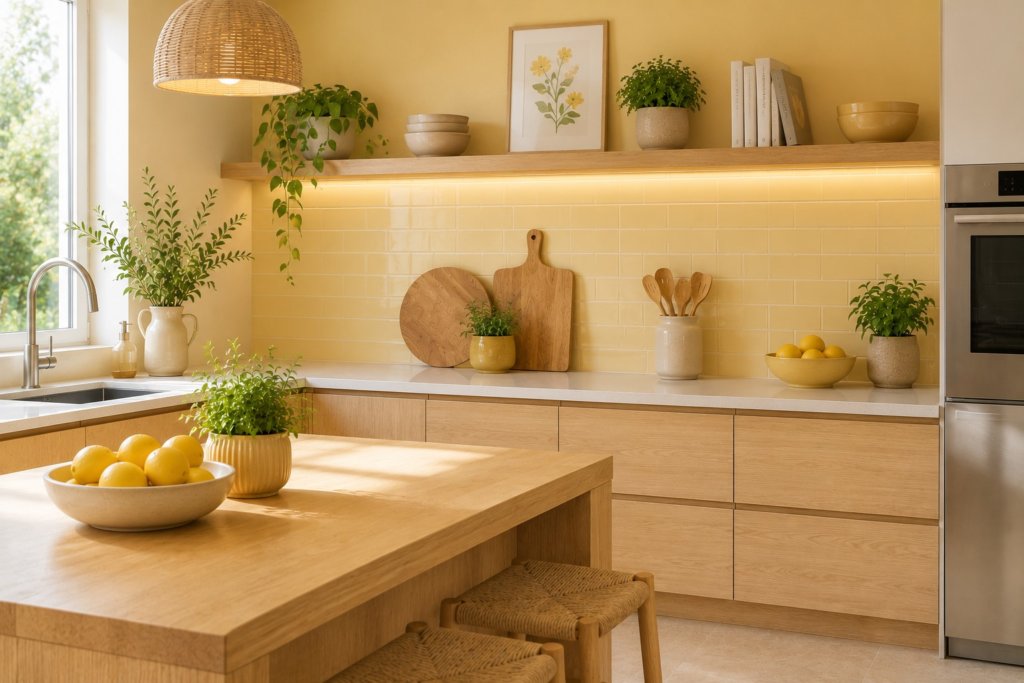 cocina feng shui amarilla