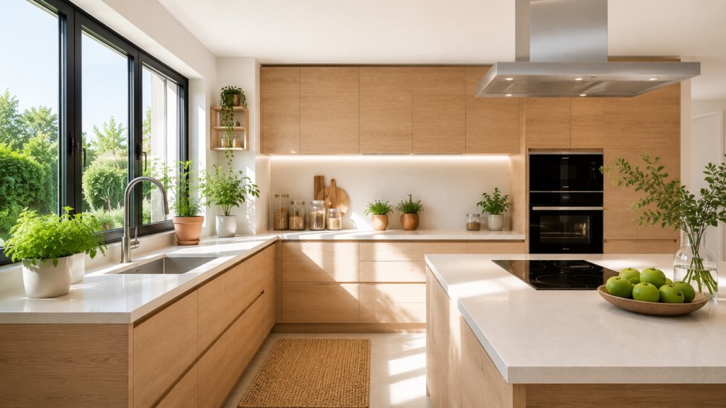 iluminación de una cocina feng shui