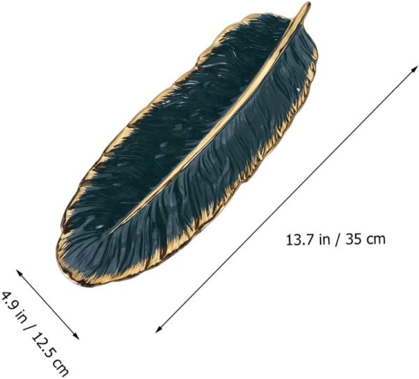 Bandeja cerámica hoja