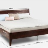 Estructura Cama Matrimonio Nogal