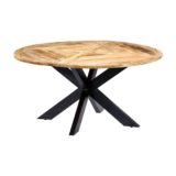 Mesa Redonda madera maciza de mango