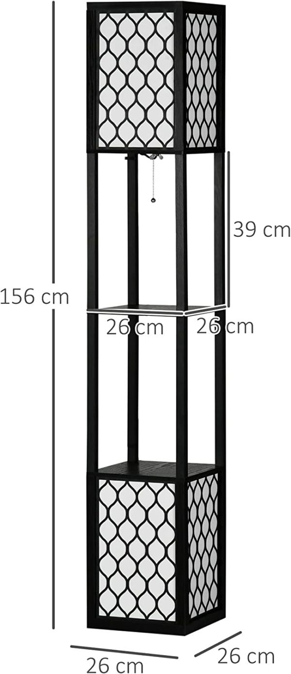 Lámpara de Pie de Madera