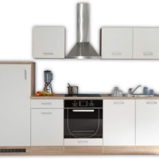 cocina completa modular 270 cm blanco roble sonoma