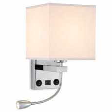 aplique de pared con luz de lectura