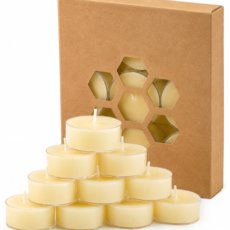 Pack 12 Velas de Té Cera de Abeja Natural — Danilovo